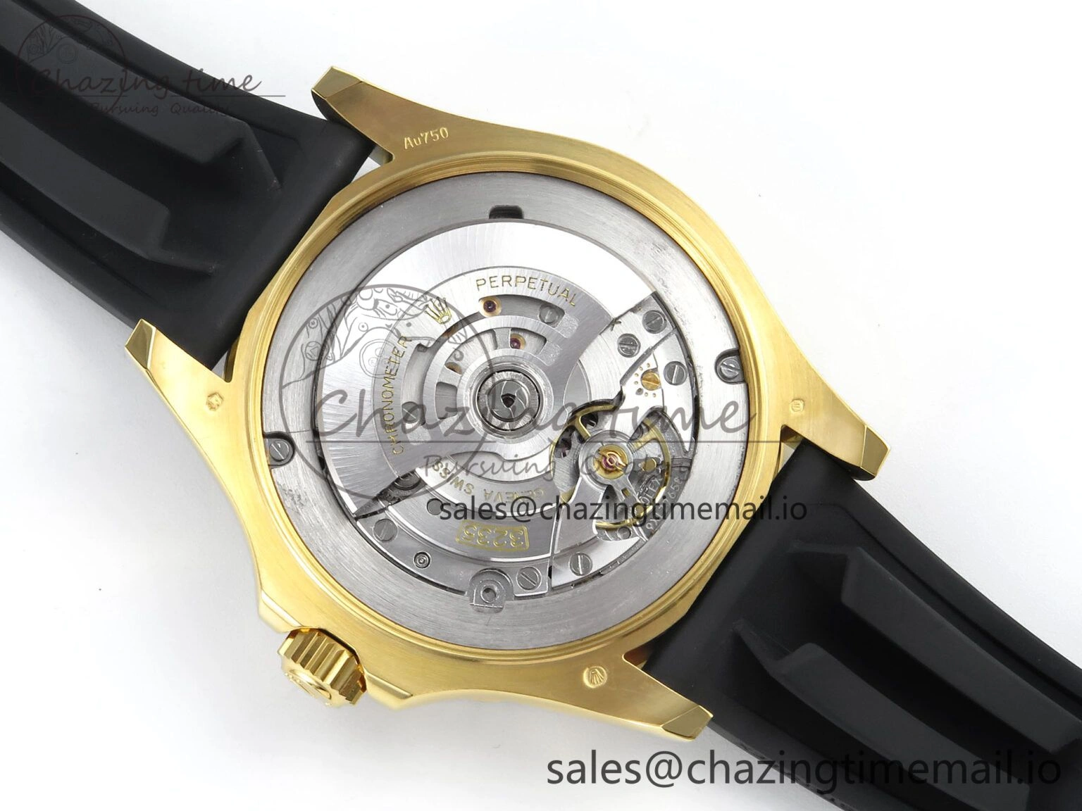 Casual Yacht-Master YG 226658 QF+ 1:1 Best Edition Black Dial on Oysterflex Strap VR 651