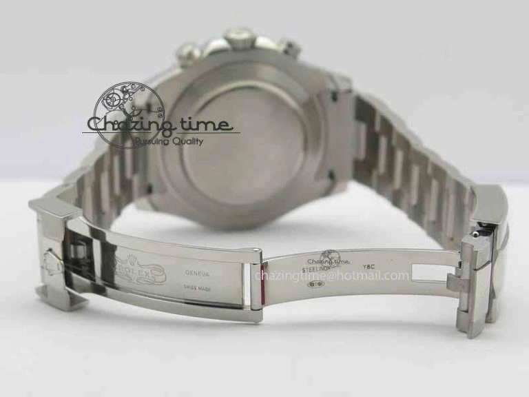 Breathable YachtMaster II 116680 SS Blue Ceramic JF 1:1 Best Edition On SS Bracelet A7750 V 3655