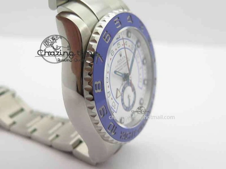 UrbanStyle YachtMaster II 116680 SS Blue Ceramic JF 1:1 Best Edition On SS Bracelet A 3721
