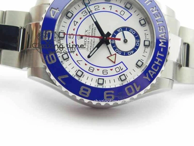 UrbanStyle YachtMaster II 116680 SS Blue Ceramic JF 1:1 Best Edition On SS Bracelet A 3721