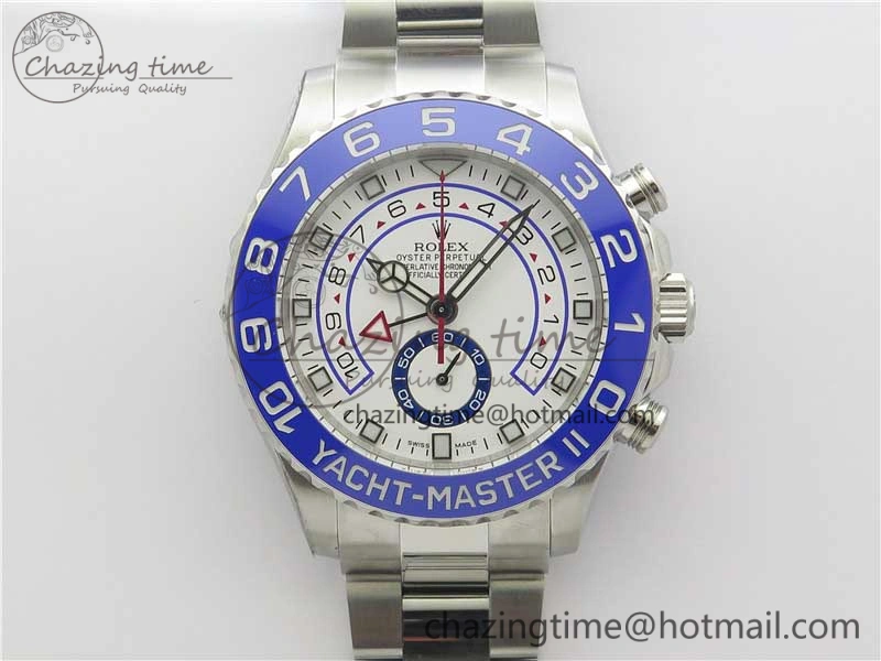 Premium YachtMaster II 116680 SS Blue Ceramic VRF 1:1 Best Edition on SS Bracelet A 3043