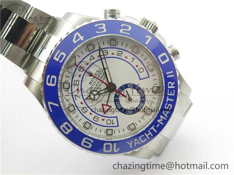 Premium YachtMaster II 116680 SS Blue Ceramic VRF 1:1 Best Edition on SS Bracelet A 3043