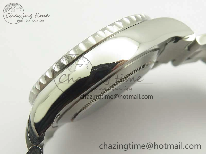 YachtMaster II 116680 SS JF 1:1 Best Edition White Dial Blue Ceramic Bezel on SS Bracelet A7750 V AllSeason 3399