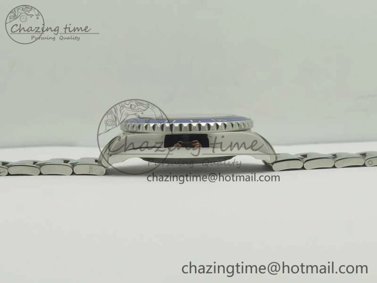 YachtMaster II 116680 SS JF 1:1 Best Edition White Dial Blue Ceramic Bezel on SS Bracelet A7750 V AllSeason 3399