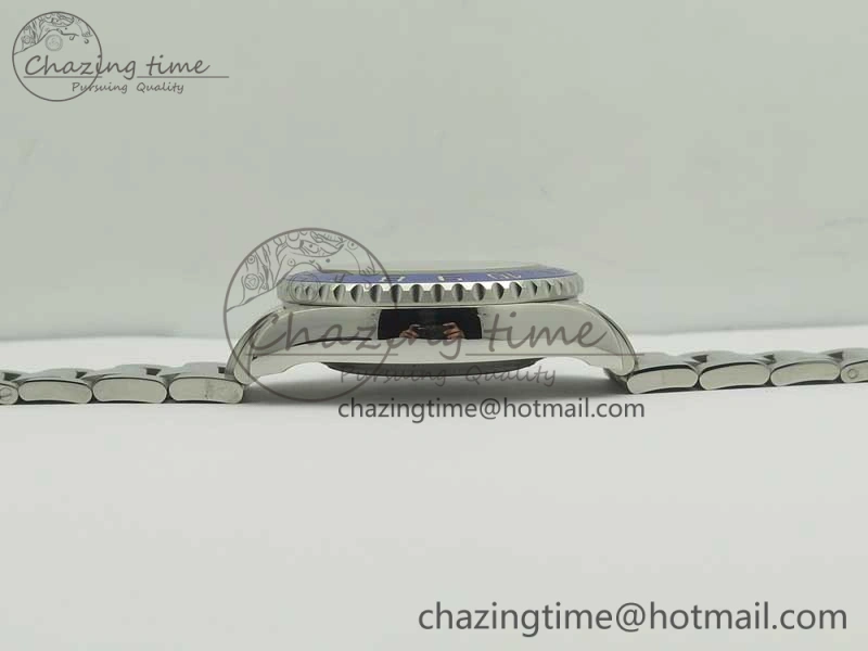 YachtMaster II 116680 SS JF 1:1 Best Edition White Dial Blue Ceramic Bezel on SS Bracelet A7750 V AllSeason 3399