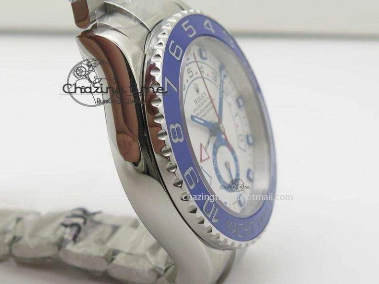 MoistureWicking YachtMaster II 116680 SS White Dial on SS Bracelet A 4043