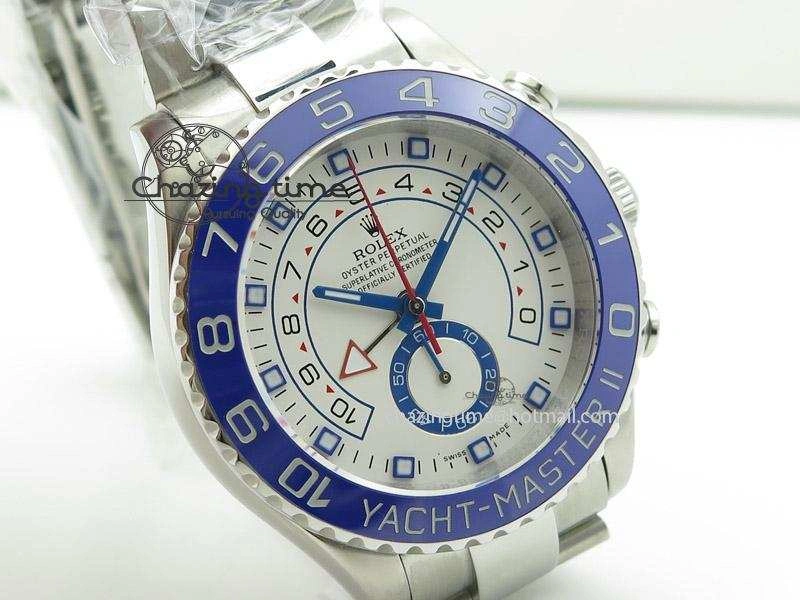 MoistureWicking YachtMaster II 116680 SS White Dial on SS Bracelet A 4043