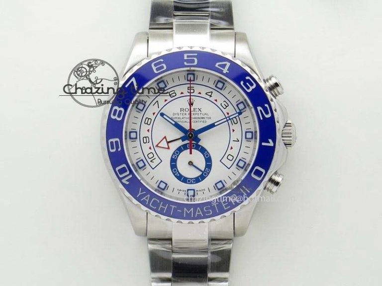 MoistureWicking YachtMaster II 116680 SS White Dial on SS Bracelet A 4043