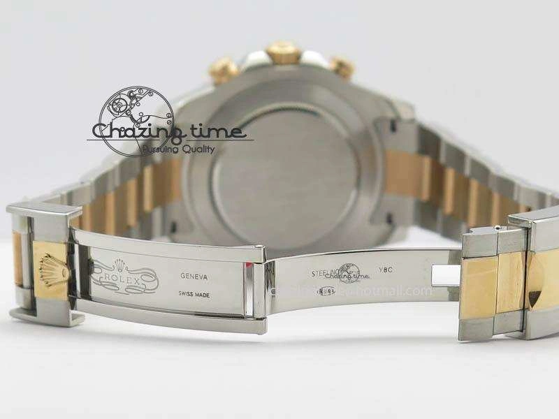 Trendy YachtMaster II 116681 SS RG Blue Ceramic JF 1:1 Best Edition On SS RG Bracelet A 3616