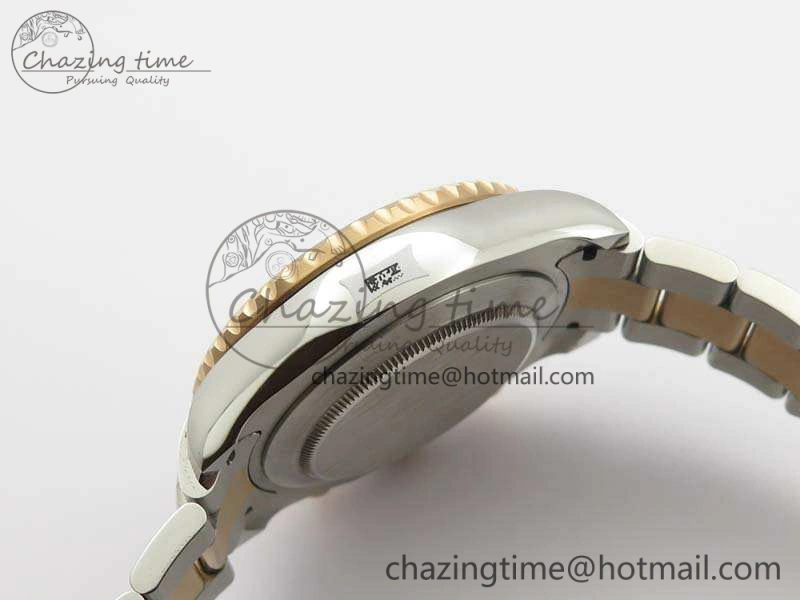 YachtMaster II 116681 SS RG Blue Ceramic New Version Dial JF 1:1 Best Edition On SS RG Bracelet A Breathable 3514