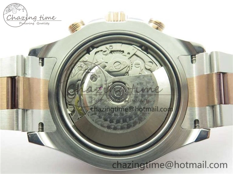 Affordable YachtMaster II 116681 SS RG Blue Ceramic VRF 1:1 Best Edition on SS RG Bracelet A 3041