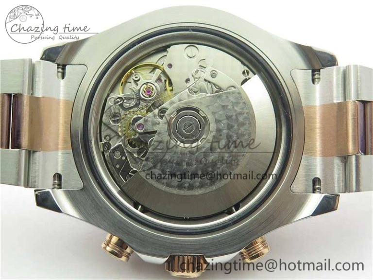 Affordable YachtMaster II 116681 SS RG Blue Ceramic VRF 1:1 Best Edition on SS RG Bracelet A 3041