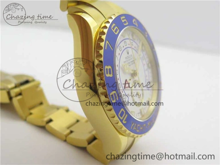 YachtMaster II 116685 YG Blue Ceramic VRF 1:1 Best Edition on YG Bracelet A ZipUp 3042