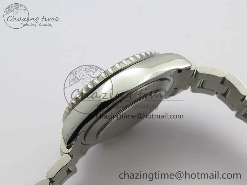 Breathable YachtMaster II 116689 SS JF 1:1 Best Edition White Dial Blue On SS Bracelet A 3578