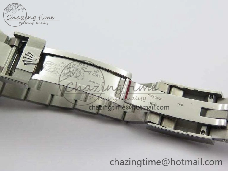 Breathable YachtMaster II 116689 SS JF 1:1 Best Edition White Dial Blue On SS Bracelet A 3578