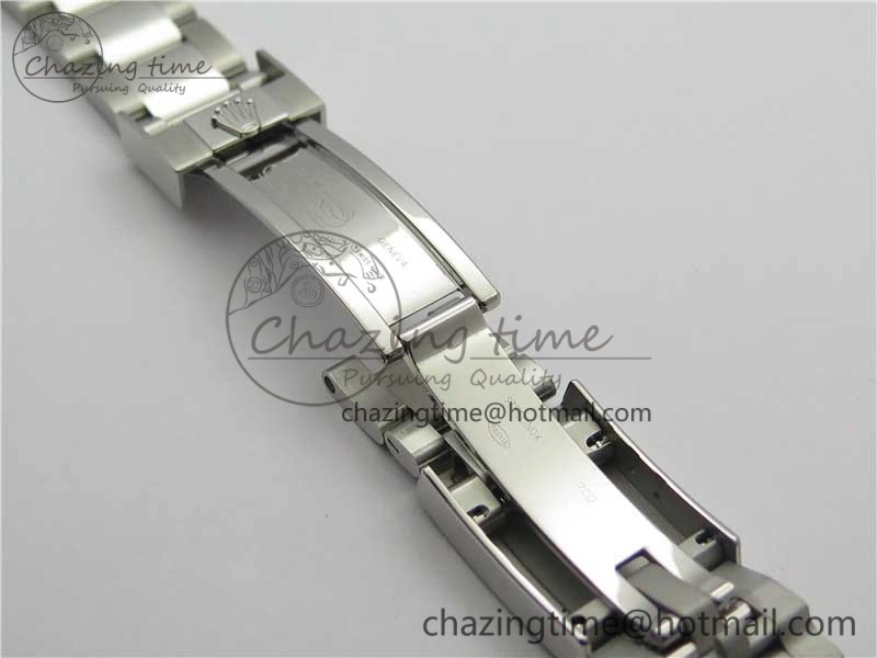 Stretchable YachtMaster II 116689 SS JF 1:1 Best Edition White Dial Ceramic Bezel on SS Bracelet A7750 V 3184