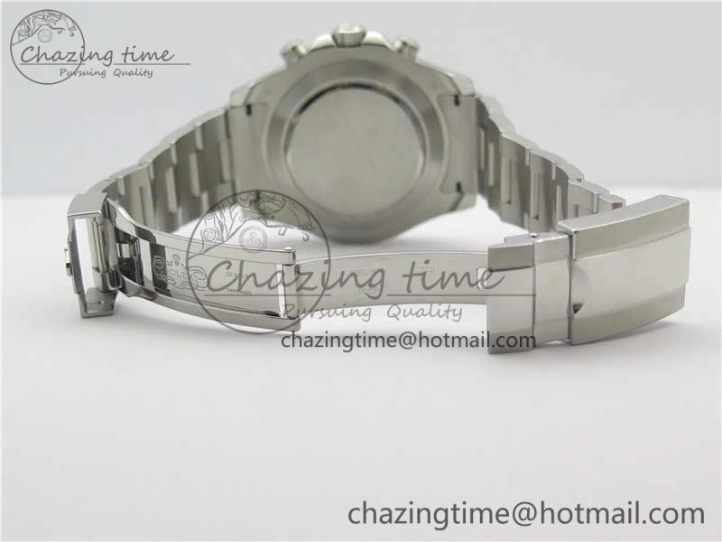 Stretchable YachtMaster II 116689 SS JF 1:1 Best Edition White Dial Ceramic Bezel on SS Bracelet A7750 V 3184