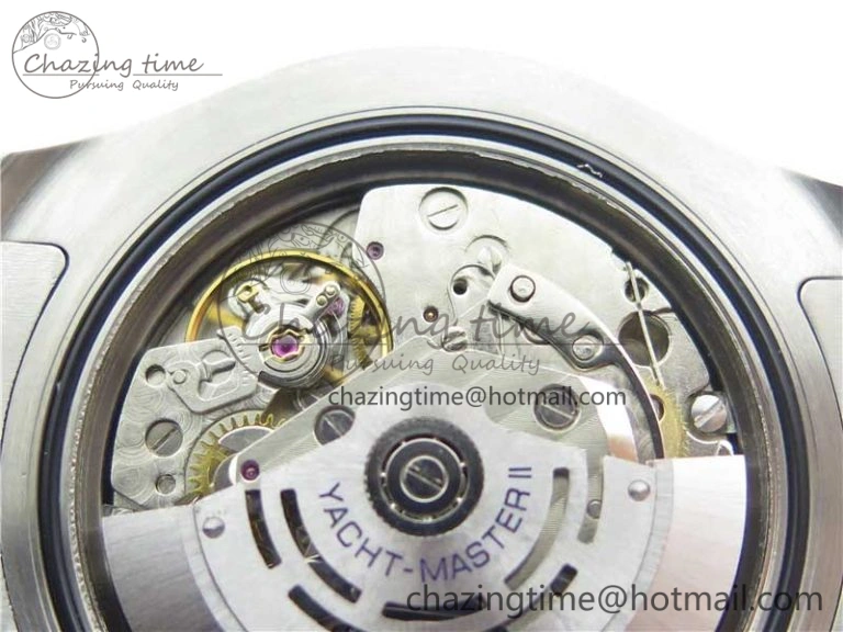 Stretchable YachtMaster II 116689 SS JF 1:1 Best Edition White Dial Ceramic Bezel on SS Bracelet A7750 V 3184