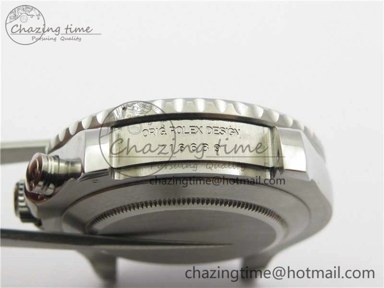 Stretchable YachtMaster II 116689 SS JF 1:1 Best Edition White Dial Ceramic Bezel on SS Bracelet A7750 V 3184
